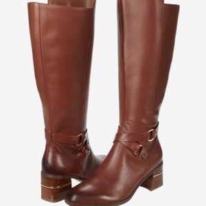 NEW Naturalizer Shore Lodge Brown Tall Boot Size 11 WIDE NWT